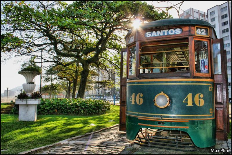 Apartamento Em Santos No Gonzaga Em Frente A Praia Exterior foto